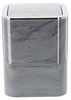 5-PIECE BATHROOM SET SQUARE MARBLE GREY