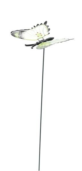 OZDOBA NA PIKU DO DONICY / OGRODU - MOTÝL 10 CM / 50 CM *5375