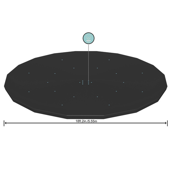 KRYT NA RÁMCOVÝ BAZÉN 18'/549m/*11658*8311 *4605