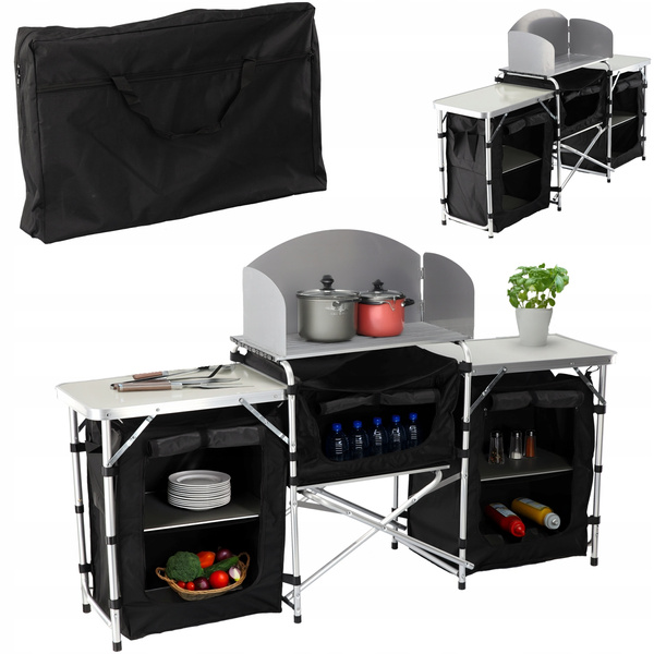 FOLDING CAMPING KITCHEN 175 x 40 x 111 CM