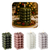 CANDLE DIN CERAMICĂ LED - BUBBLE 6 x 11,5 CM MIX CULOARE *9324