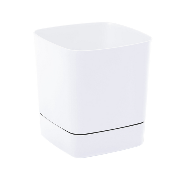 KVĚTNÍK S PODSAHEM CLIMA 340X340MM BÍLÝ*51441