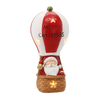 FIGURINE OF THE NATIVITY SCENE - SANTA IN A BALLOON 20 X 20 X 43 CM LED