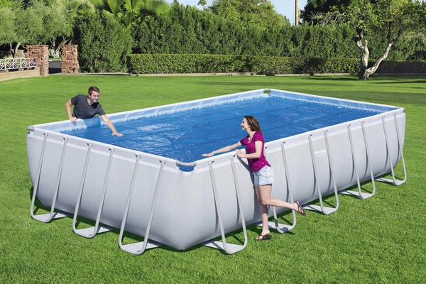 SOLAR COVER FOR RECTANGULAR FRAME POOL 6.40 X 2.74 M - 7.32 X 3.66 M