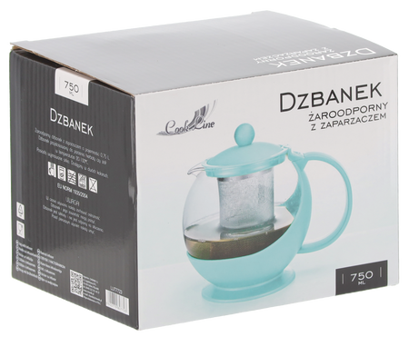 ŽÁROVZDORNÝ KANVICE S INFUZÉREM 750ML *7723