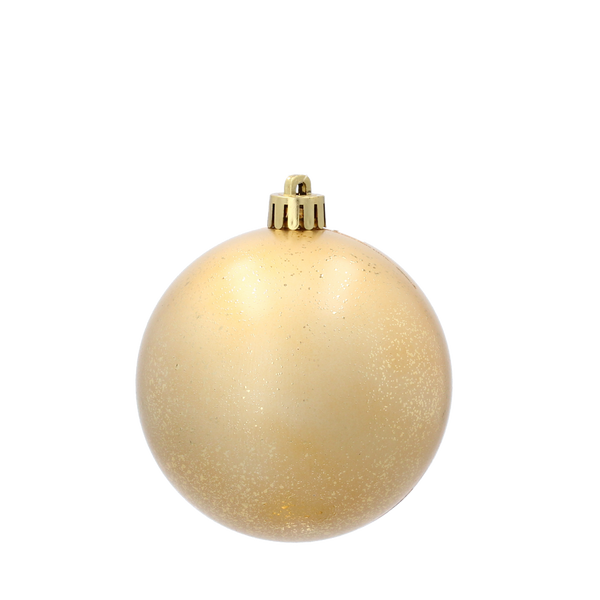 SET OF 4 BAUBLES 8 CM RED/GOLD/SILVER