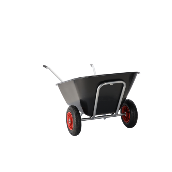 TACZKA OGRODOWA - POJEMNOŚĆ ZASYPOWA 280 L - CZARNA 