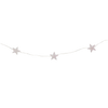 LED LIGHT CHAIN - STARS 20 L SILVER DECORATION BATTERY-POWERED