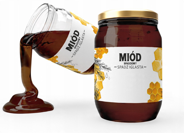 KPL. 100 ETIKET MIROVÝ MED - IGLOVÝ MED 154 x 60 MM *8221