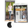 MAGNETIC CURTAIN AGAINST INSECTS ON DOOR 80/90/100 X 210/220 CM BLACK