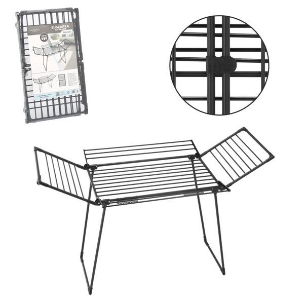 SUSZARKA DO BIELIZNY Z DWOMA WIESZAKAMI NA SKARPETKI ''WANESKA'' 174 x 61-86 x 106 CM *7604