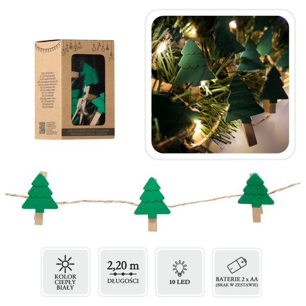 DECORATIVE LIGHT WIRE WITH BATTERY-POWERED