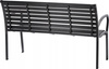 BANCĂ PENTRU GRĂDINĂ 125 x 60 x 80 ÎNTUNECATĂ *5842