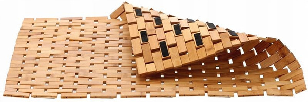 COVOR DE BAIE DIN BAMBUS "BARBADOS" 50 x 70 CM *3432