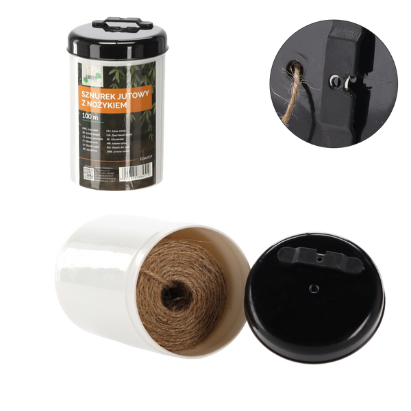 100M JUTE YARN WITH TUBE & CUTTER