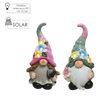 GARDEN FIGURINE – GNOME BOY / GIRL 14,5 X 12,5 X 29,8 CM LED pack=2 pcs
