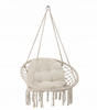 HANGING CHAIR - STORK'S NEST WITH CUSHION BEIGE