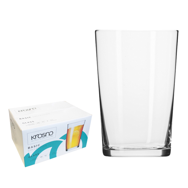 KPL.6 SZT SZKLANEK GŁADKICH 250 ŚCIĘTYCH  BASIC*6368*8760*