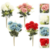 ARTIFICIAL FLOWER - 7 FLOWERS 42 CM MIX COLORS