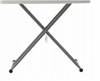 FOLDING CAMPING TABLE 76,5 X 49,5 X 36-71,5 CM WHITE