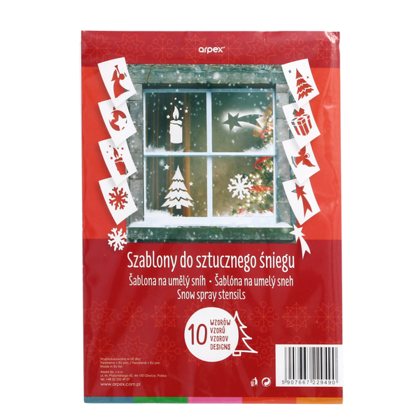 ŠABLÓNA NA SNEHOVÉ GUĽKY BA90 10KS*9490