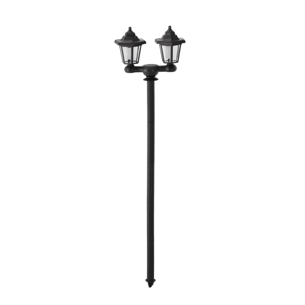 LAMPA SOLARĂ 27,5 x 12,5 x 152 CM 3W1 LANTERNĂ/APARAT DE PERETE LED ALB RECE *6131