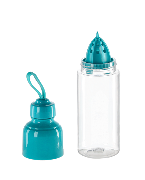 BUTELKA PLASTIKOWA 600 ML Z WYCISKACZEM *6961