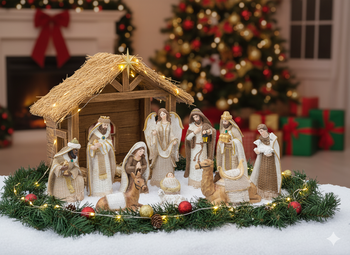 Nativity Decoration (11 pcs in a set)