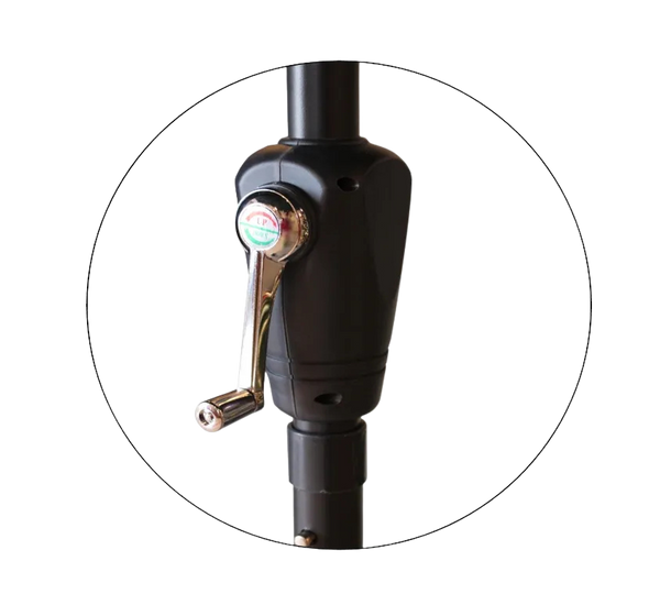 PARASOL OGRODOWY 3 M ZIELONY Z POKROWCEM