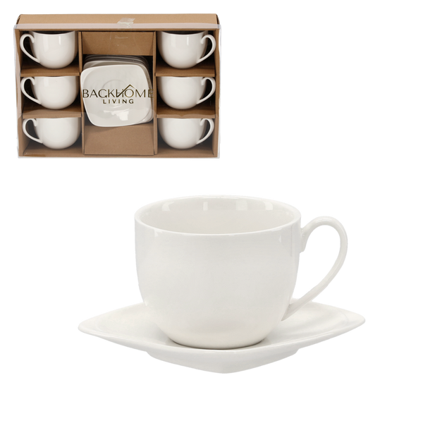 SET DE 6 CĂNI CU FARFURII 250 ML *4207