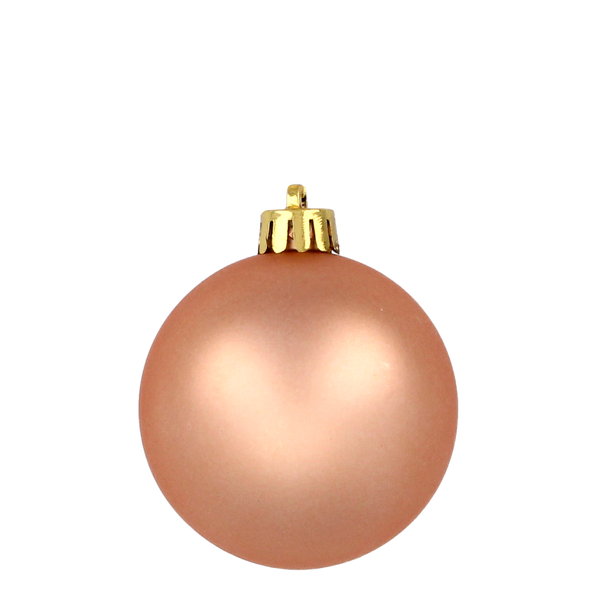 SET OF 60 CHRISTMAS ORNAMENTS OLIVE/COPPER/GRAPHITE MIX DESIGNS