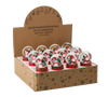 CHRISTMAS SNOWGLOBE - SANTA / SNOWMAN 8 x 12 CM disp=12pcs *5669