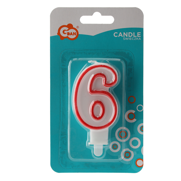 CANDLE"6" NUMĂR*1237*9048*