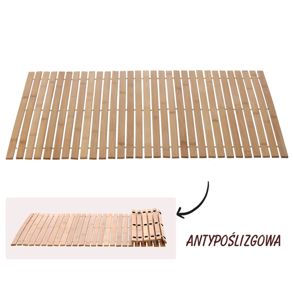 KÚPEĽŇOVÁ PODLOŽKA Z BAMBUSU "HAITI" 50 x 80 CM *3425