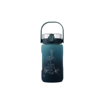 WATER BOTTLE 1500 ML GREEN OMBRE