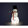 Vianočná ozdoba - LED snehuliak 72 cm biely *6277