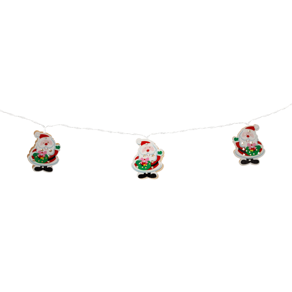LED LIGHTS 10L BATTERY-POWERED SANTA CLAUS