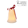 DECORAȚIUNE DE CRĂCIUN - CLOPOT CERAMIC LED *1181