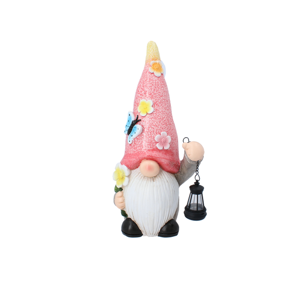 FIGURKA OGRODOWA - SKRZAT Z LATARNIĄ 22,5 x 14,5 x 41,4 CM LED *7782