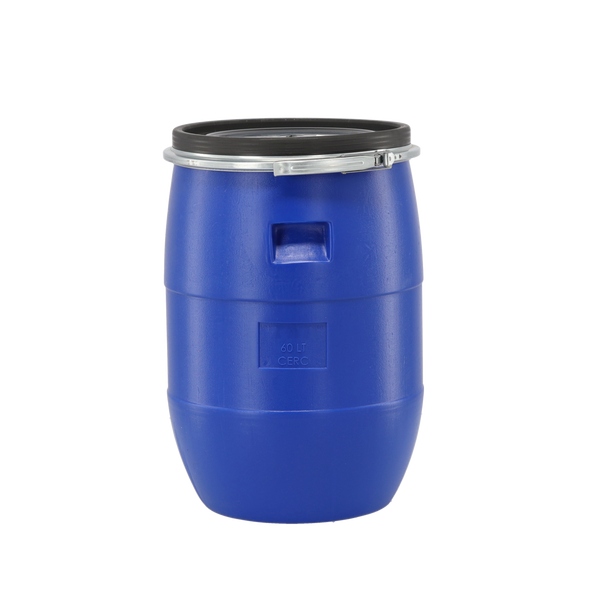 BECZKA 60L Z METALOWĄ OBEJMĄ *6548