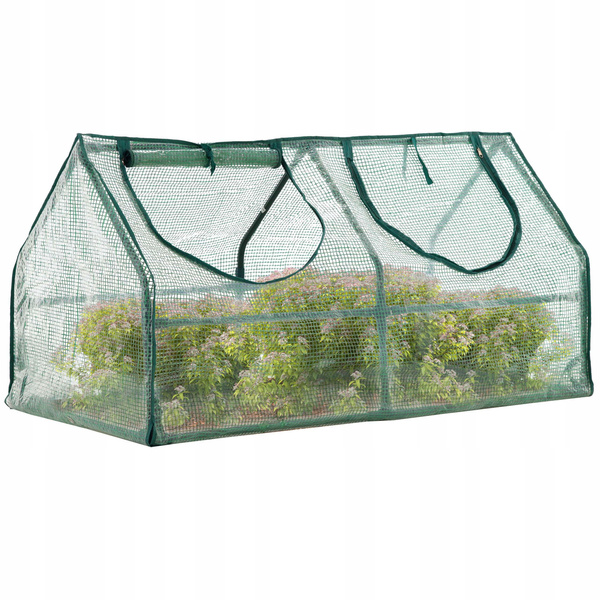 MALÁ ZELENÁ SKLENÍK 120 x 62 x H60/30 cm *5521