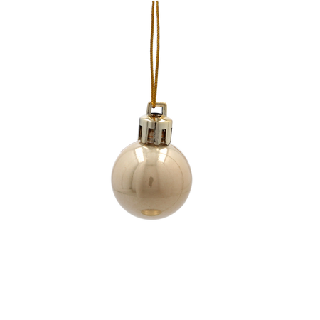 KPL. 72 DECORAȚIUNI PENTRU BRAD 3 CM MIX CULORI *5850