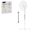 WHITE STANDING FAN 45W