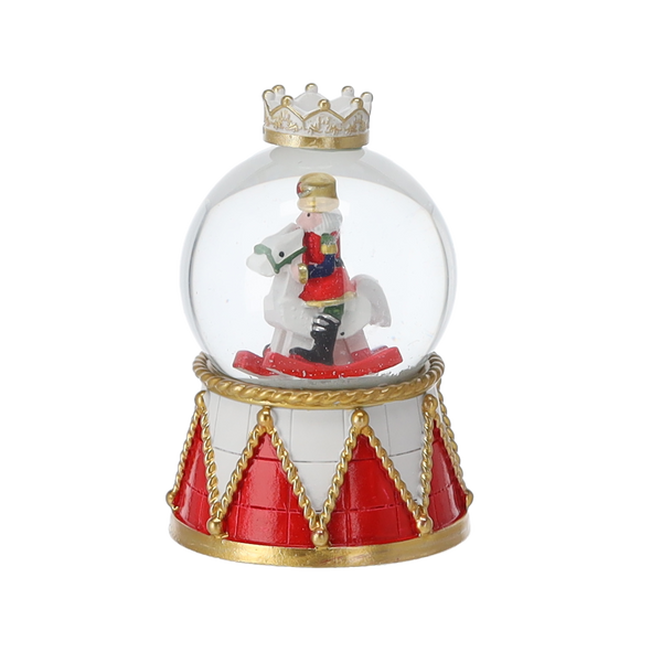 CHRISTMAS SNOW GLOBE - NUTCRACKER 5.5 x 5 x 9 CM MIX OF DESIGNS disp=12pcs *5683