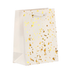 GIFT BAG "GOLD DOTS" 23 X 18 X 10 CM PACK=48PCS