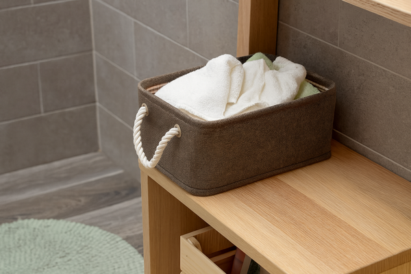 ORGANIZÉR OBDELNÍKOVÝ 26 x 36 x 16 CM HNĚDÝ VEL. M *4809