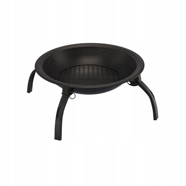 GARDEN FIRE PIT WITH COVER AND POKER 56 x 56 x 39,5 CM