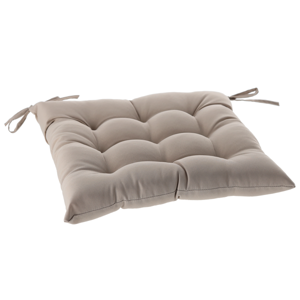 PODUSZKA NA KRZESŁO 40 x 40 x 6 CM NATURALNA