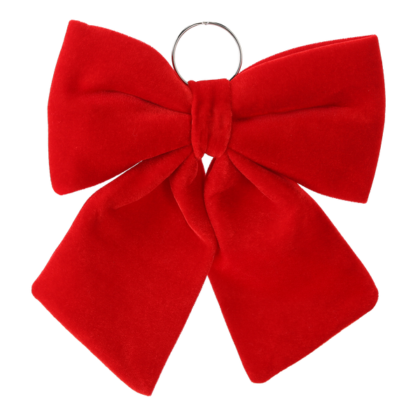 ČERVENÁ VÁNOČNÁ STUHA 34 CM *3092