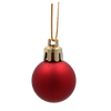 SET OF 72 CHRISTMAS BAUBLES MIX OF COLORS 3 CM